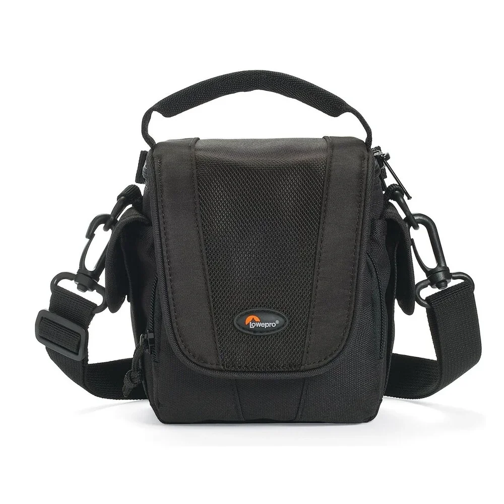 LowePro Edit 100 Camera Camcorder Soft Bag Black Multi Pocket Comfort Grab Handl